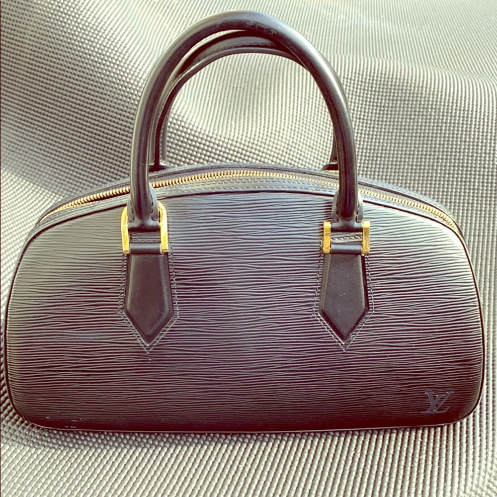 Louis Vuitton black epi Jasmine handbag